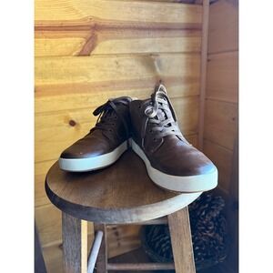 Sperry Cruise Mid Boys Brown High Top Sneakers Size 4M